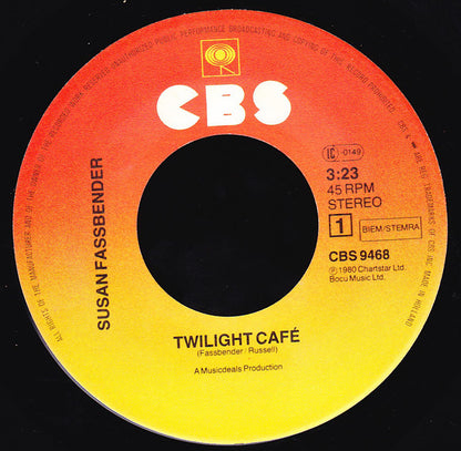 Susan Fassbender : Twilight Café (7")