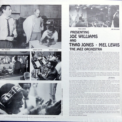 Joe Williams And Thad Jones & Mel Lewis, The Jazz Orchestra : Presenting Joe Williams And Thad Jones • Mel Lewis, The Jazz Orchestra (LP, Album, RP, Gat)