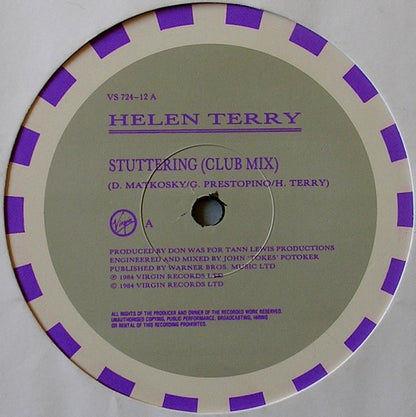 Helen Terry : Stuttering (12")