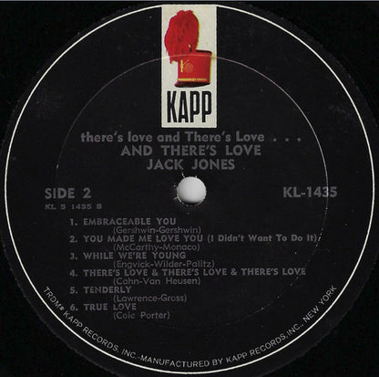 Jack Jones : There's Love & There's Love & There's Love (LP, Mono)