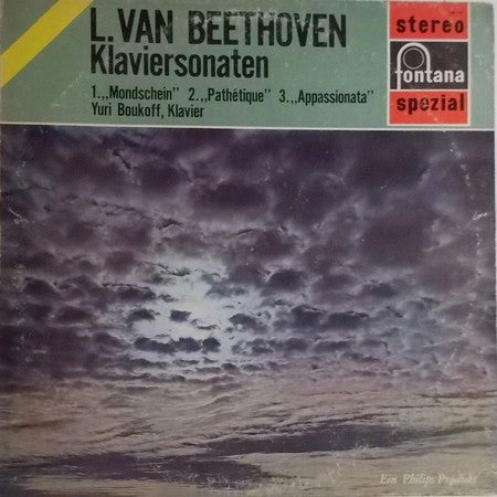 Ludwig van Beethoven - Yuri Boukoff : Klaviersonaten (LP)