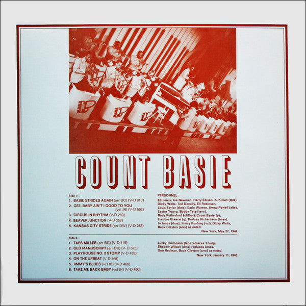 Count Basie : VDiscs 1944/45 (LP, Album)