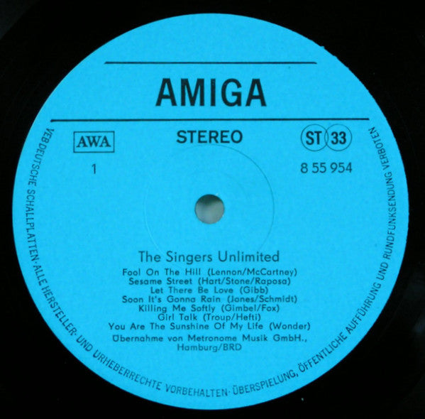 The Singers Unlimited : The Singers Unlimited (LP, Comp)