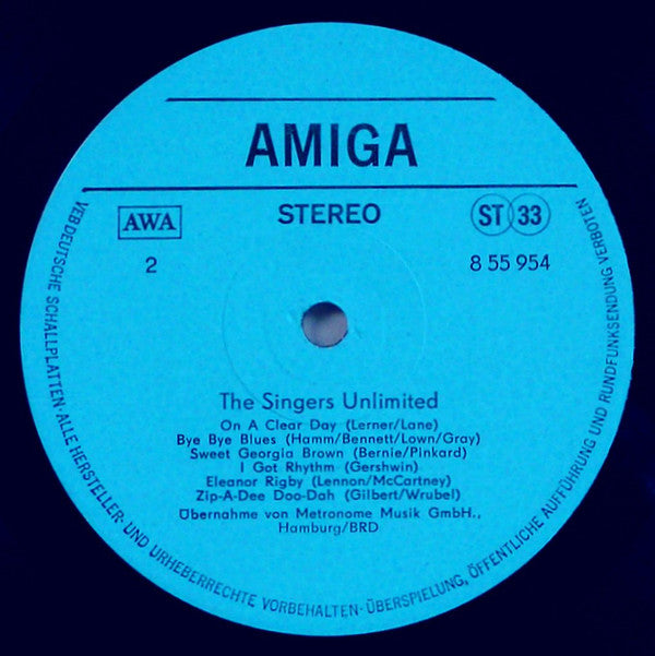 The Singers Unlimited : The Singers Unlimited (LP, Comp)