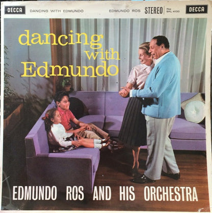 Edmundo Ros & His Orchestra : Dancing With Edmundo (LP, Album, Gat)