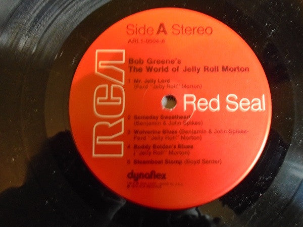 Bob Greene (2) : Bob Greene's The World Of Jelly Roll Morton (LP)