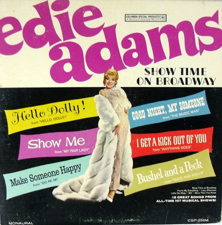 Edie Adams : Show Time On Broadway (LP, Album, Mono, Ltd)