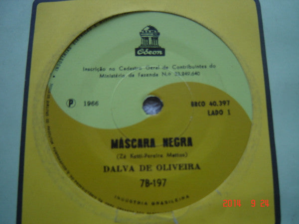 Dalva De Oliveira : Máscara Negra   (7", Single)