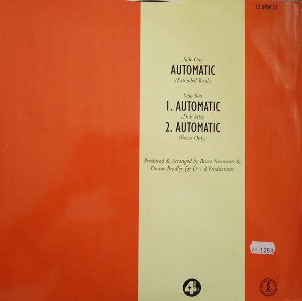 Millie Scott : Automatic (12")