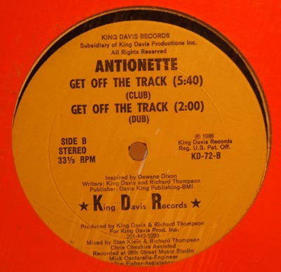 Antionette : Get Off The Track (12")