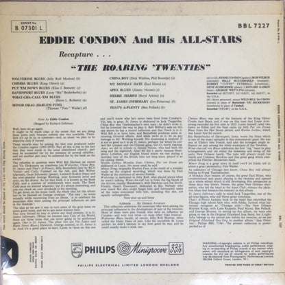 Eddie Condon And His All-Stars : The Roaring Twenties (LP)