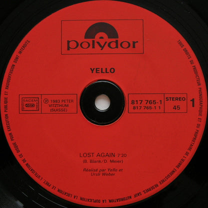 Yello : Lost Again (12", Maxi)