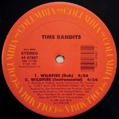 Time Bandits : Wildfire (12")