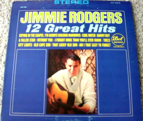 Jimmie Rodgers (2) : 12 Great Hits (LP)