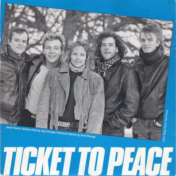 Søs Fenger Og Moonjam : Ticket To Peace (7", Single)