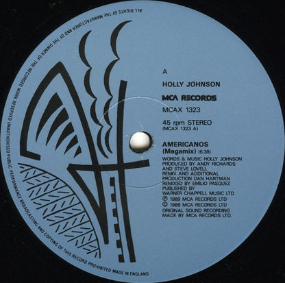 Holly Johnson : Americanos (Magimix) (Remixed By Emilio Pasquez) (12", Single)