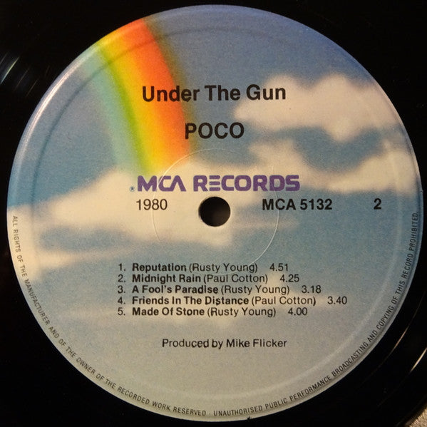 Poco (3) : Under The Gun (LP, Album)