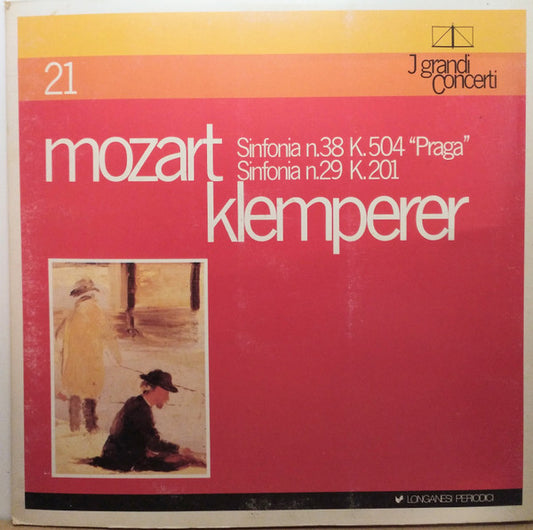 Wolfgang Amadeus Mozart, Otto Klemperer : Sinfonia N.38 K.504 "Praga" / Sinfonia N.29 K.201 (LP, Mono)