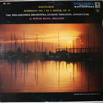 Camille Saint-Saëns - The Philadelphia Orchestra, Eugene Ormandy, E. Power Biggs : Symphony No. 3 In C Minor, Op. 78 (LP, Album, Mono)