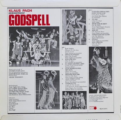 "Godspell" Original Danish Cast : Godspell (Den Danske Originalindspilning) (LP, Album)