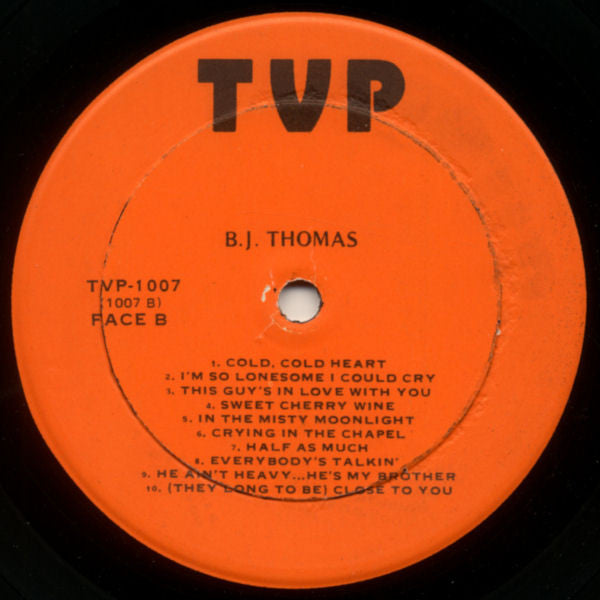 B.J. Thomas : B.J. Thomas Sings The Best (LP, Comp)