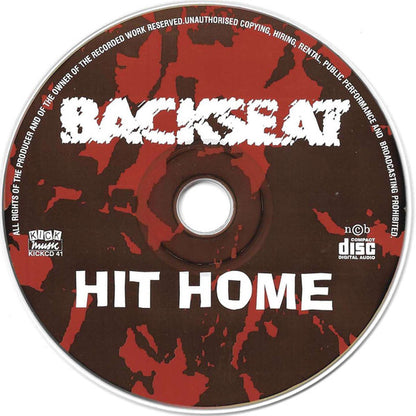 Backseat : Hit Home (CD, Album)