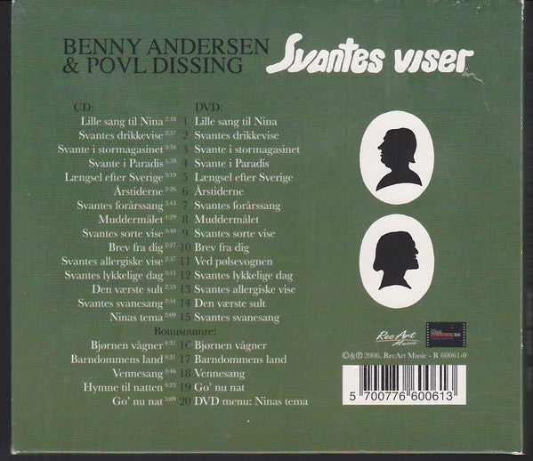 Povl Dissing & Benny Andersen : Svantes Viser (CD, Album, RE + DVD-V)