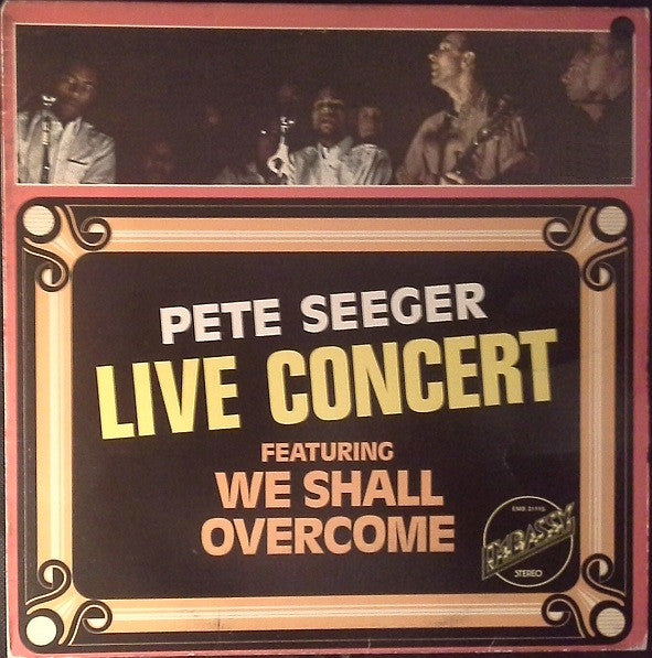 Pete Seeger : Live Concert (LP, Whi)