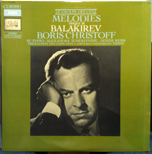 Mily Balakirev - Boris Christoff : Mélodies (Disque III) (LP)