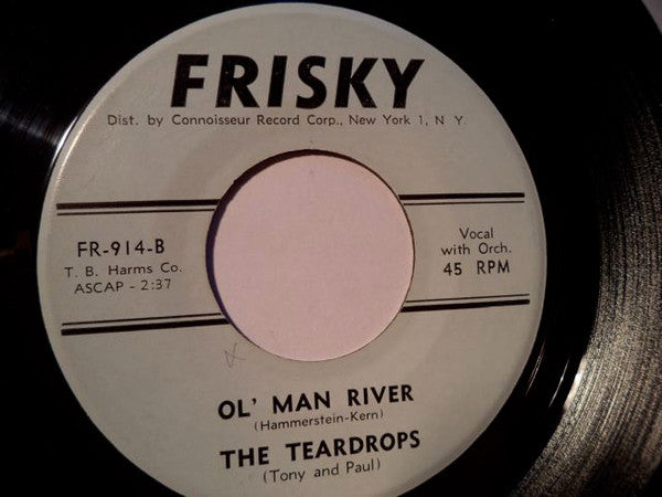 The Teardrops (9) : Two Stars / Ol' Man River (7", Single)