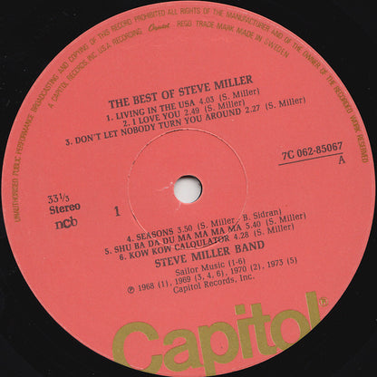 Steve Miller Band : The Best Of  (LP, Comp)