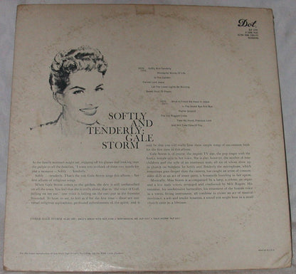 Gale Storm : Softly And Tenderly (LP, Mono)