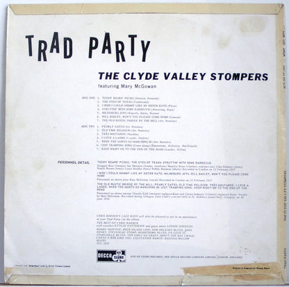 The Clyde Valley Stompers Featuring Mary McGowan : Trad Party (LP)