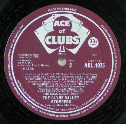 The Clyde Valley Stompers Featuring Mary McGowan : Trad Party (LP)