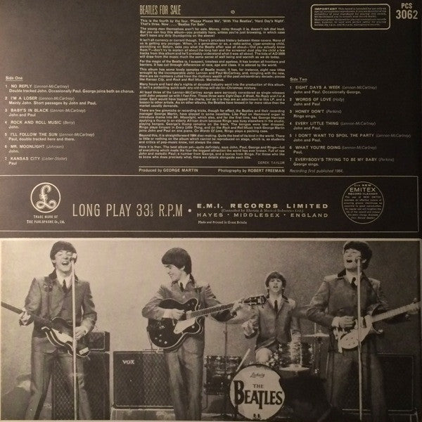 The Beatles : Beatles For Sale (LP, Album, RE, Gat)