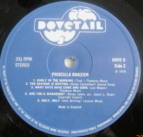 Priscilla Brazier : Priscilla Brazier (LP)