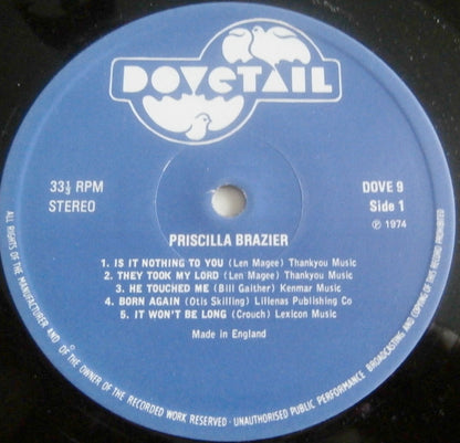 Priscilla Brazier : Priscilla Brazier (LP)