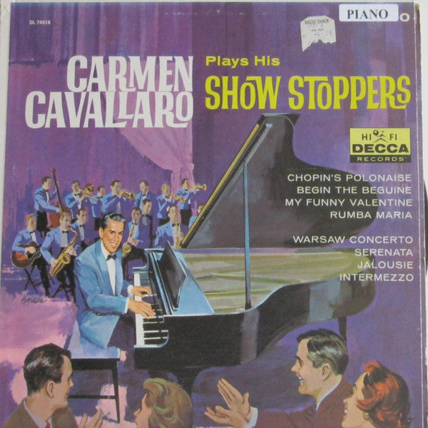 Carmen Cavallaro : Carmen Cavallaro Plays His Show Stoppers (LP, Album)