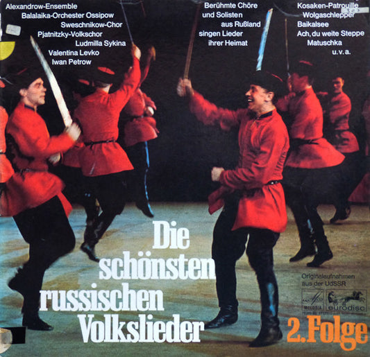 Various : Die Schönsten Russischen Volkslieder Vol. 2 (LP, Comp, Gat)