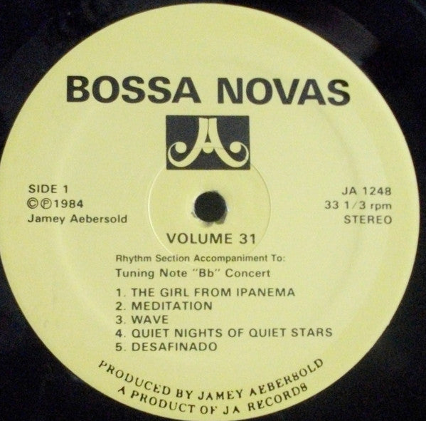 Jamey Aebersold : Bossa Novas (LP, Album)