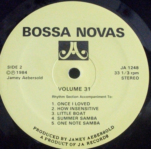 Jamey Aebersold : Bossa Novas (LP, Album)