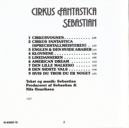 Sebastian (5) : Cirkus Fantastica (CD, Album, RE)