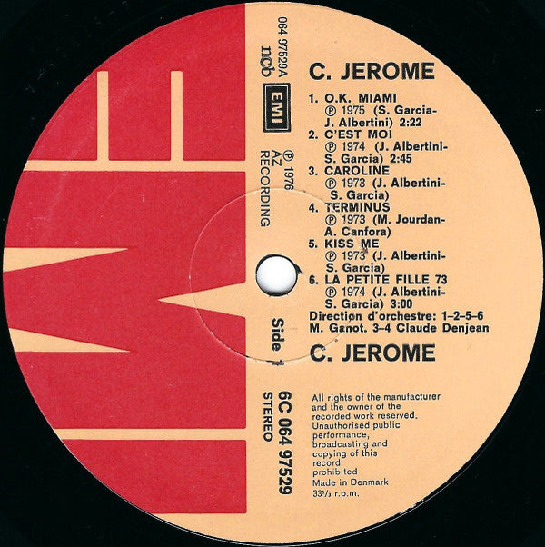 C. Jérôme : C.Jerome (LP, Comp)