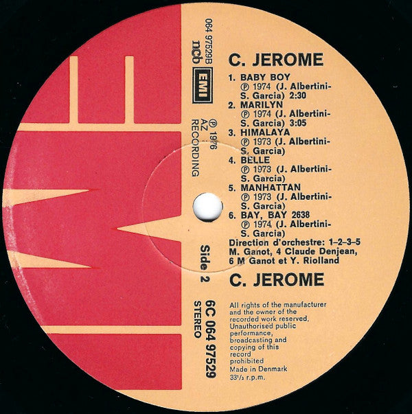 C. Jérôme : C.Jerome (LP, Comp)