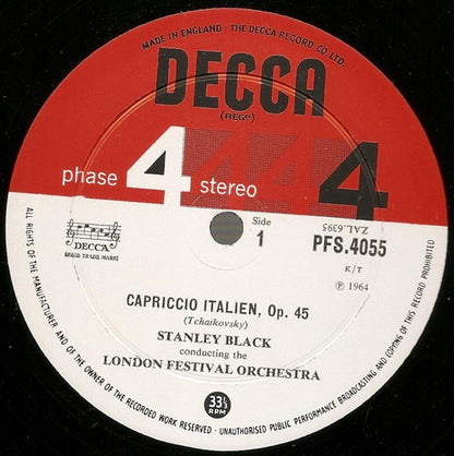 Pyotr Ilyich Tchaikovsky, Nikolai Rimsky-Korsakov, Stanley Black, The London Festival Orchestra : Capriccio! (LP, Album)