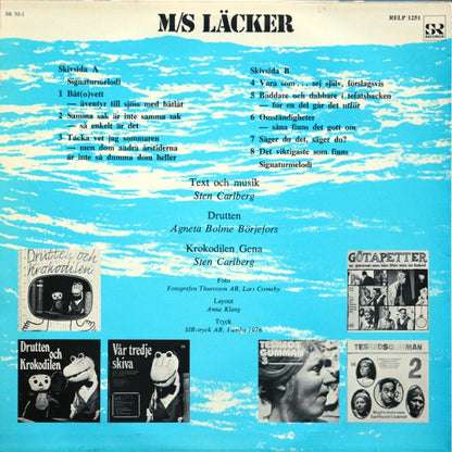 Agneta Bolme-Börjefors Och Sten Carlberg : M/s Läcker (Drutten Å Gena) (LP, Album)