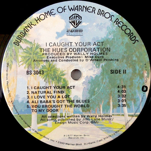 The Hues Corporation : I Caught Your Act (LP, Album, Win)