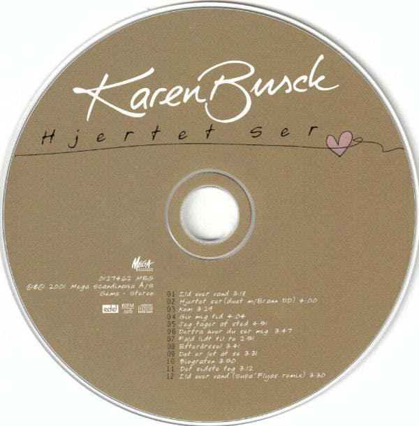 Karen Busck : Hjertet Ser (CD, Album)