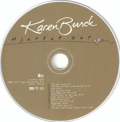 Karen Busck : Hjertet Ser (CD, Album)