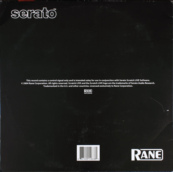 No Artist : Serato Scratch Live Control Record Second Edition (12")